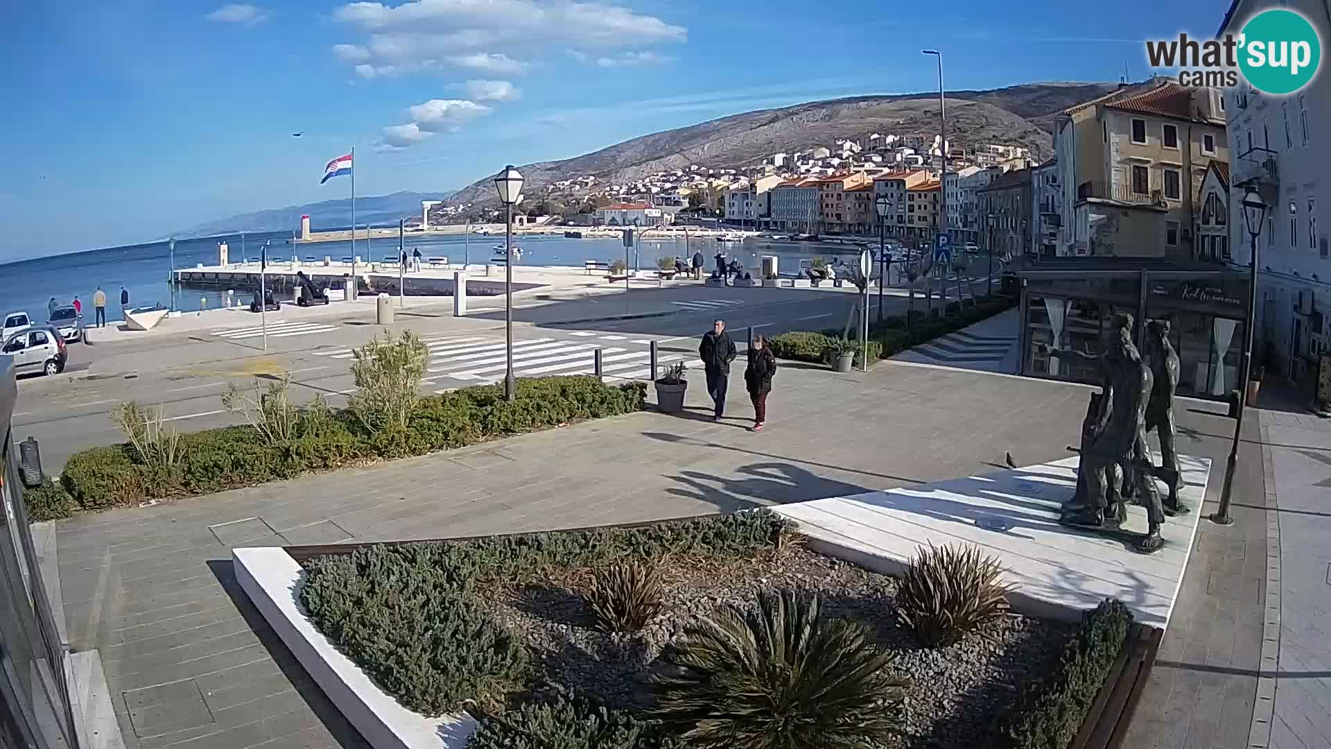 Live webcam Senj riva – seafront – Croatia