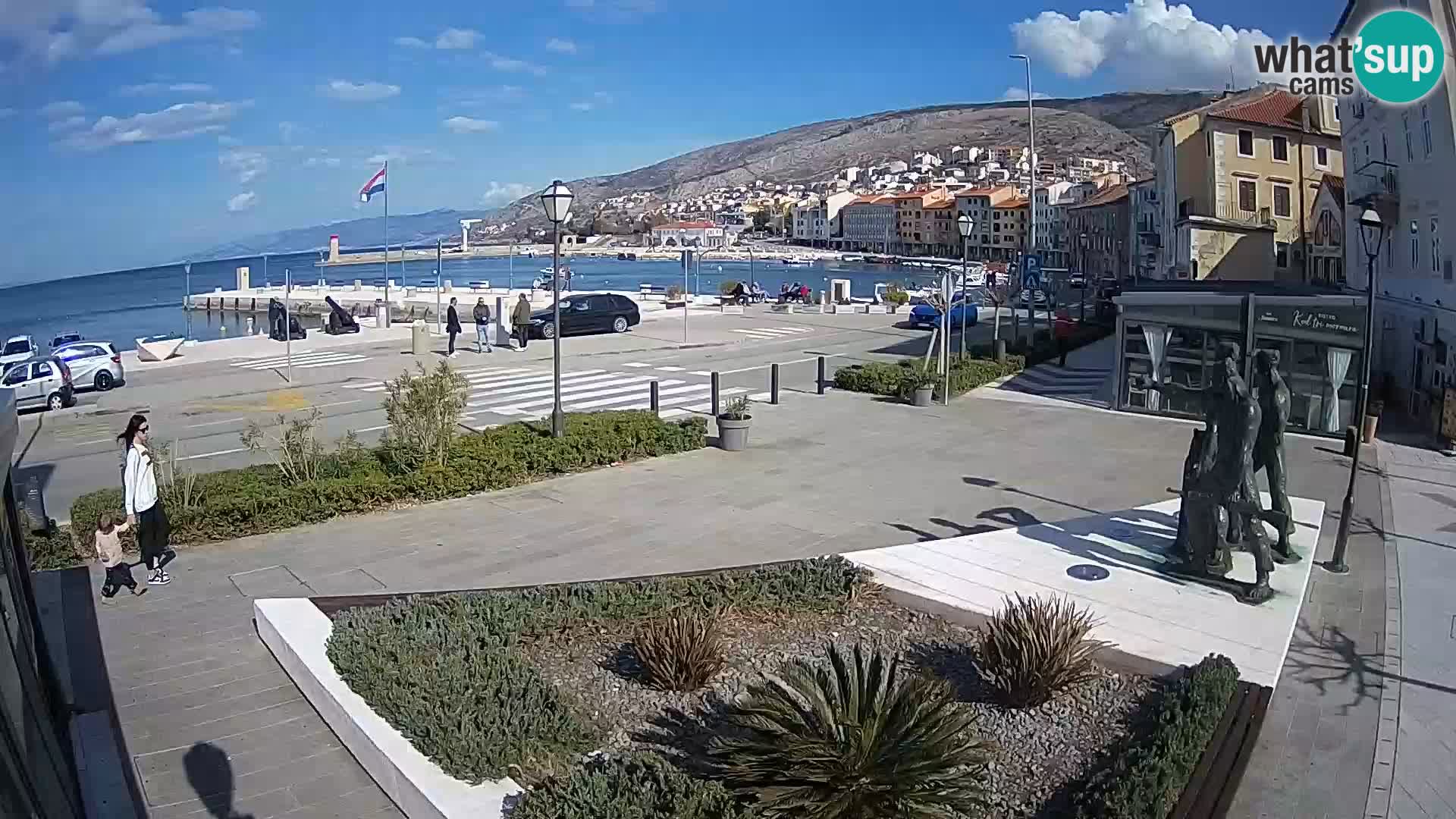 Live webcam Senj riva – seafront – Croatia