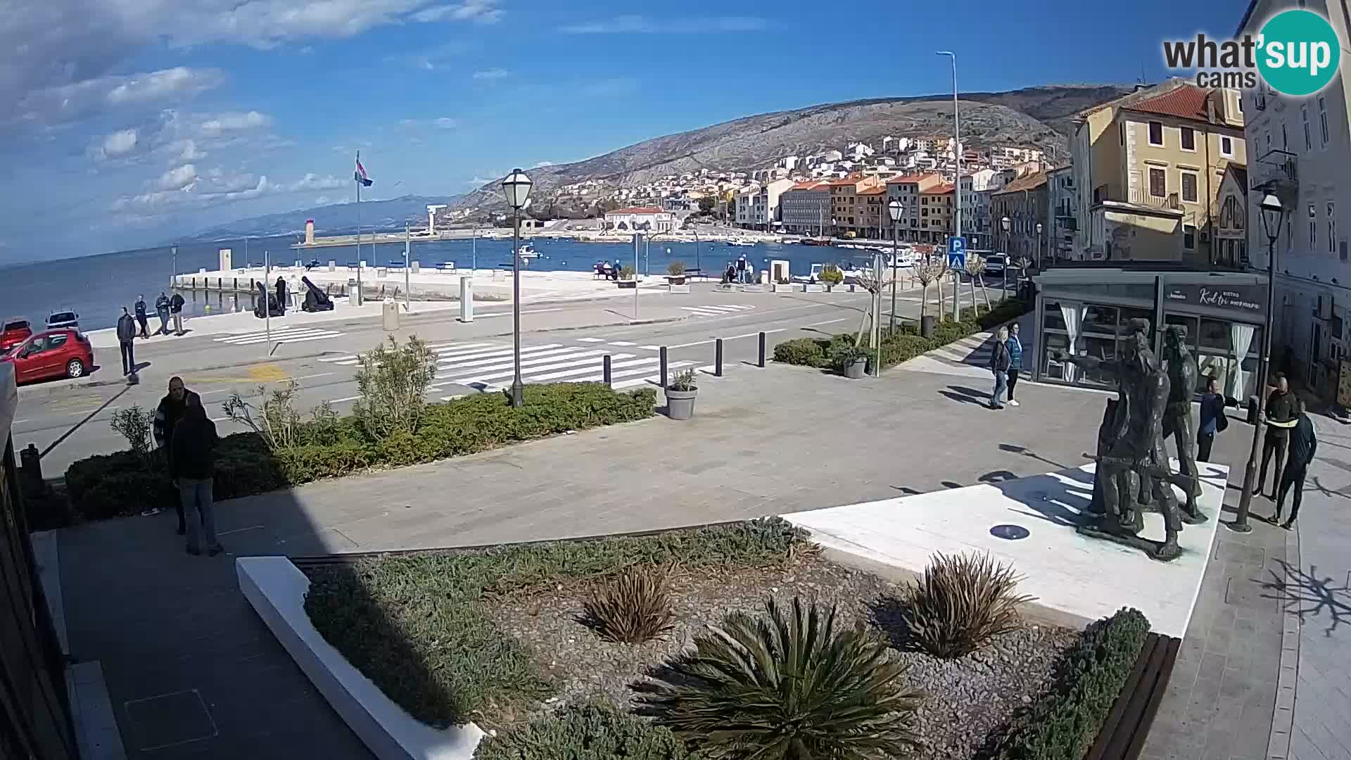 Live webcam Senj riva – fronte mare