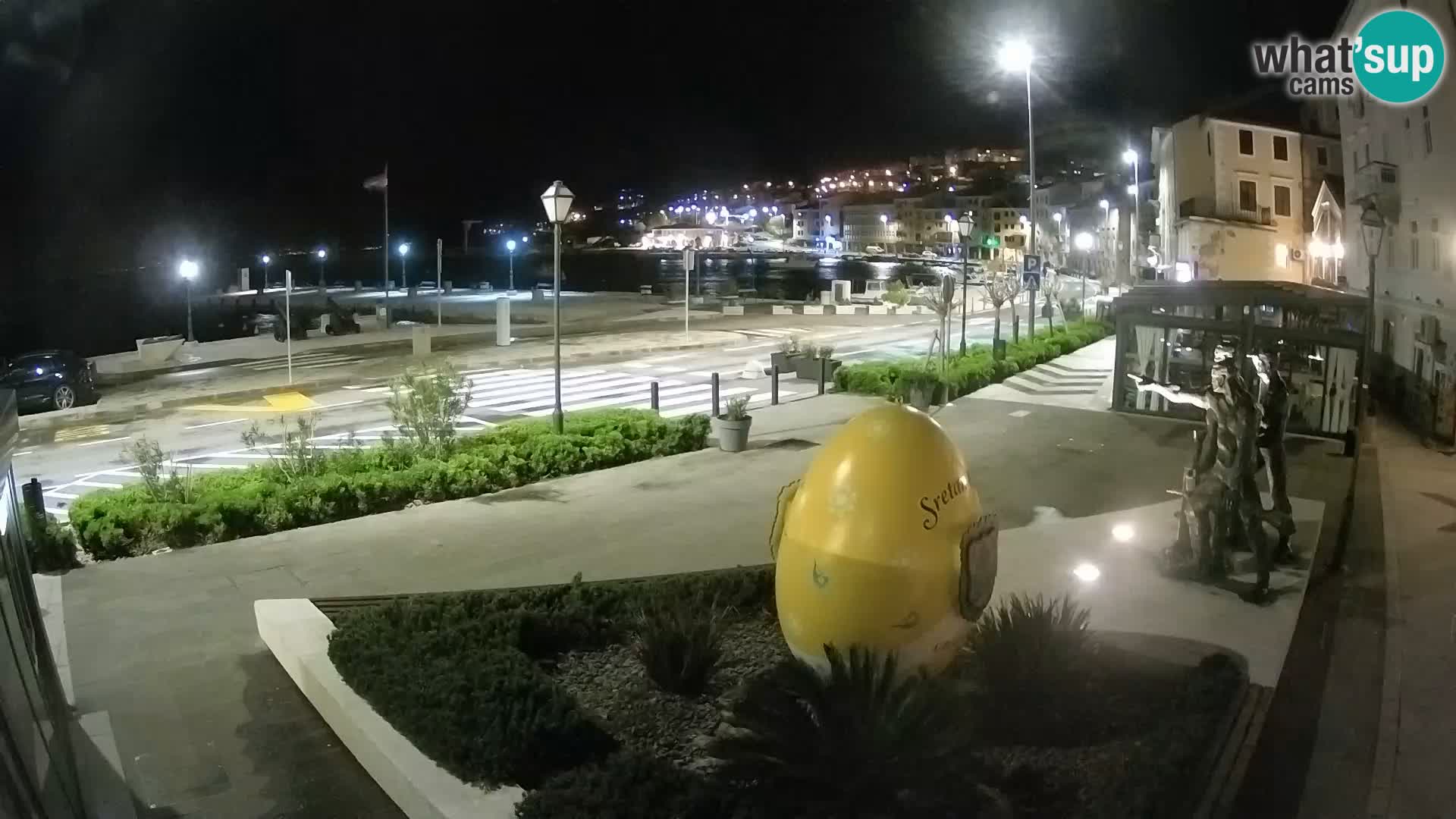 Live webcam Senj riva – seafront – Croatia