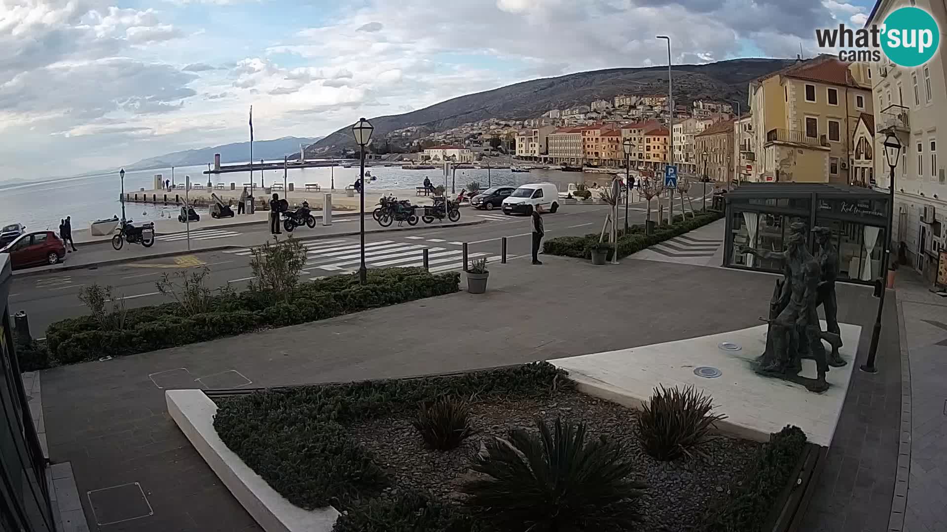 Live webcam Senj riva – seafront – Croatia