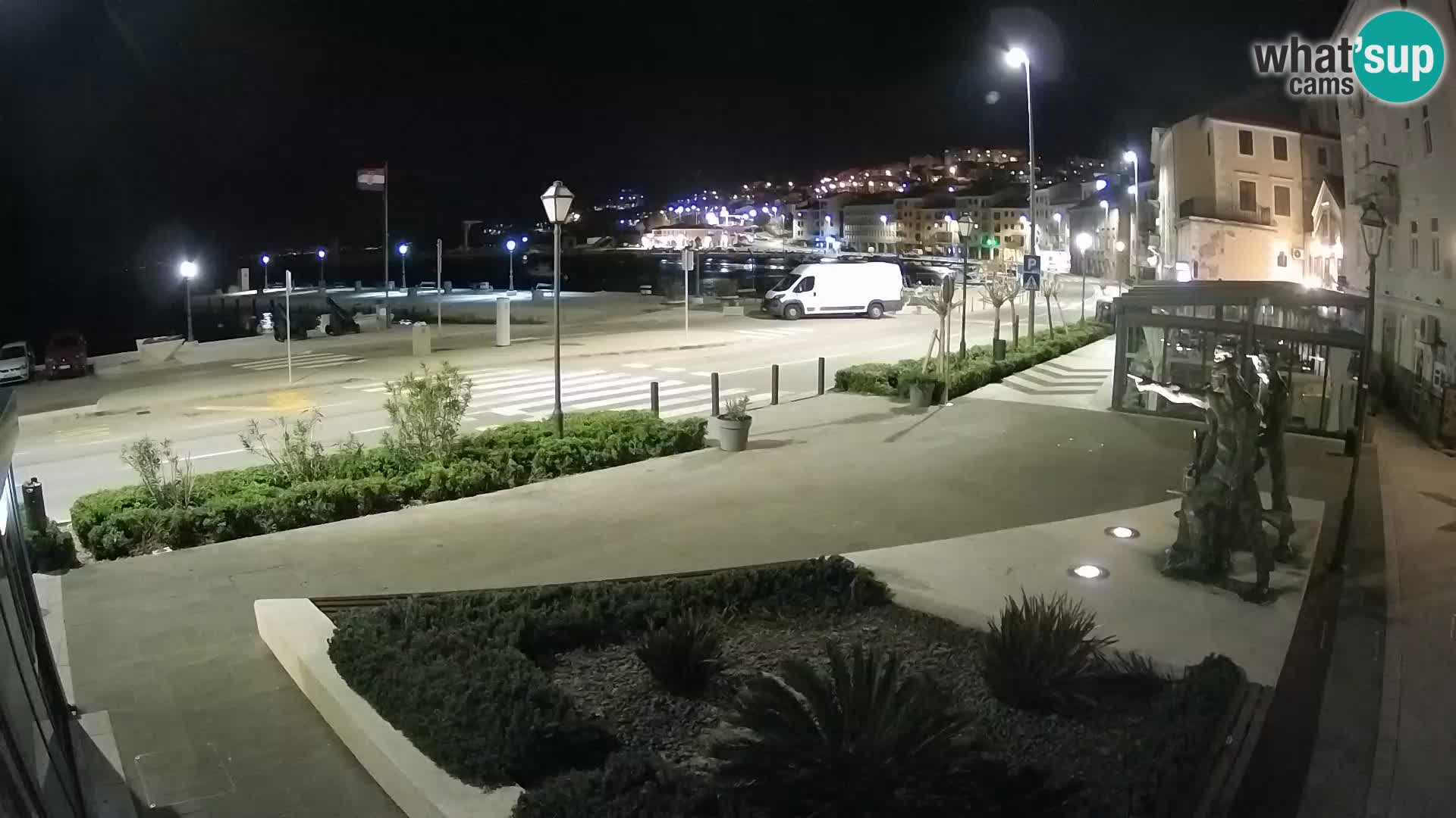 Live webcam Senj riva – seafront – Croatia