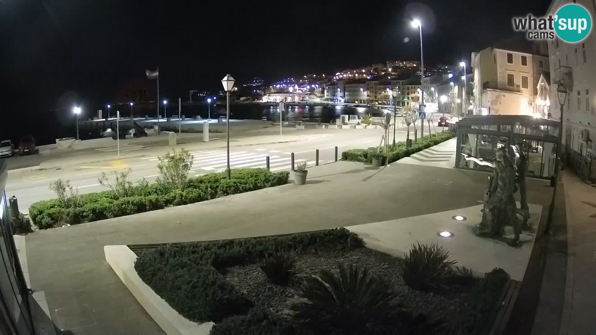 Live webcam Senj riva – seafront – Croatia