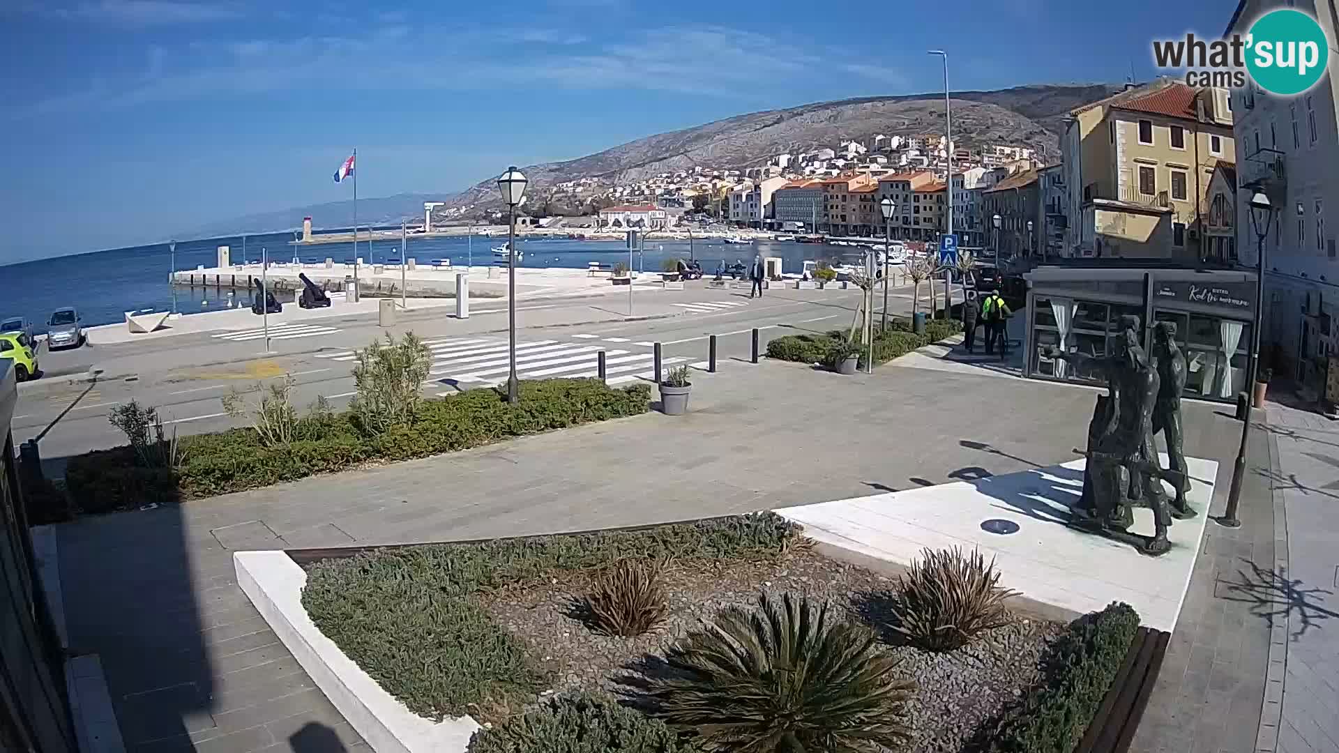 Live webcam Senj riva – fronte mare
