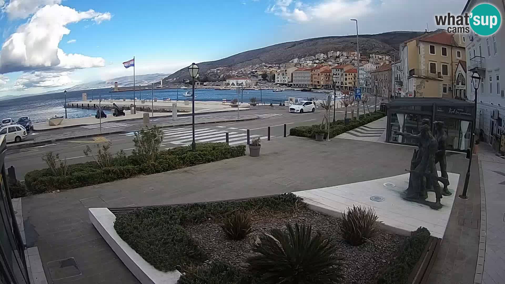Live webcam Senj riva – seafront – Croatia