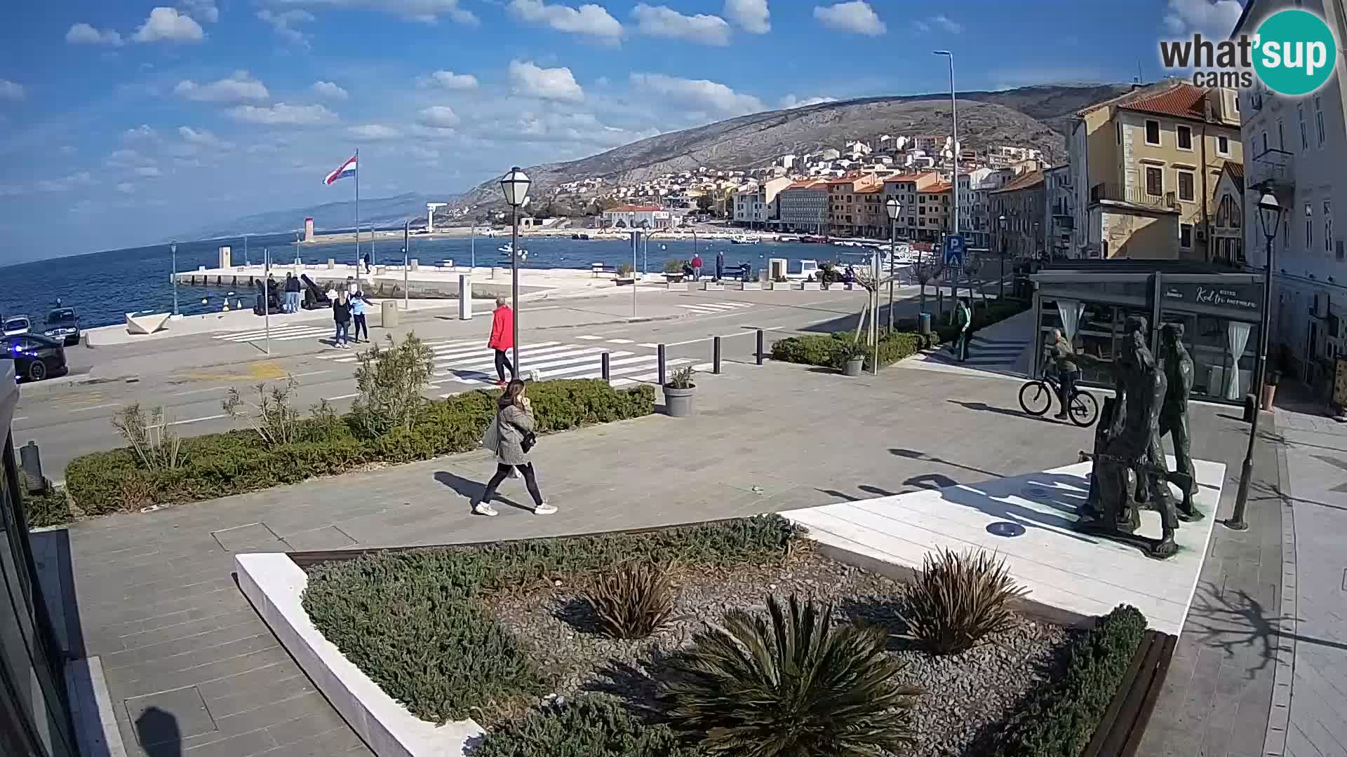 Spletna kamera v živo Senj riva – Hrvaška