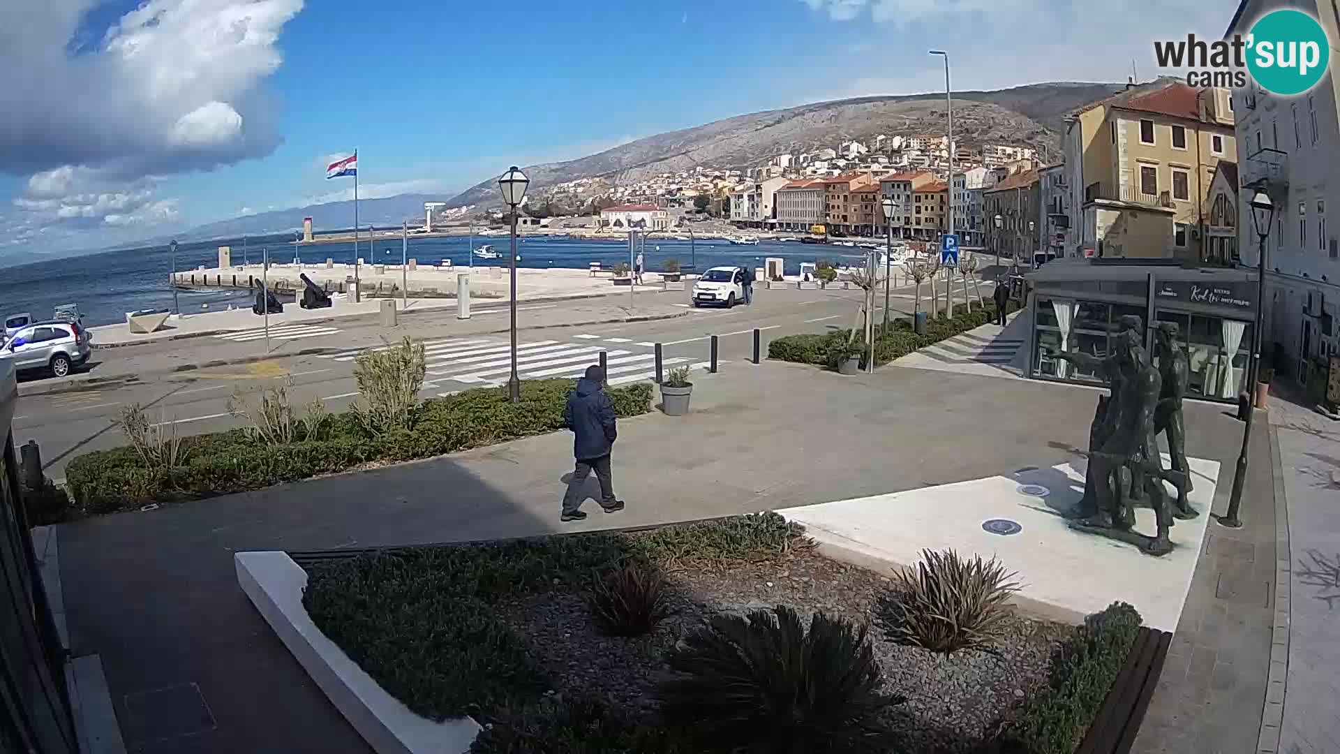 Spletna kamera v živo Senj riva – Hrvaška