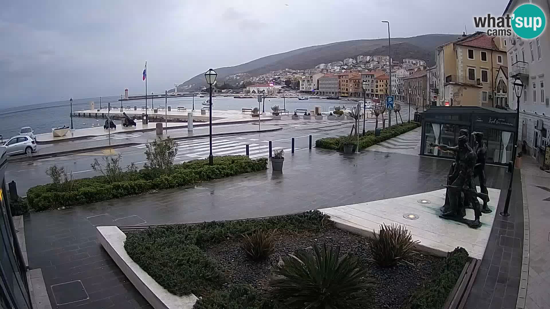Live-Webcam Senj Riva – direkt am Meer – Kroatien