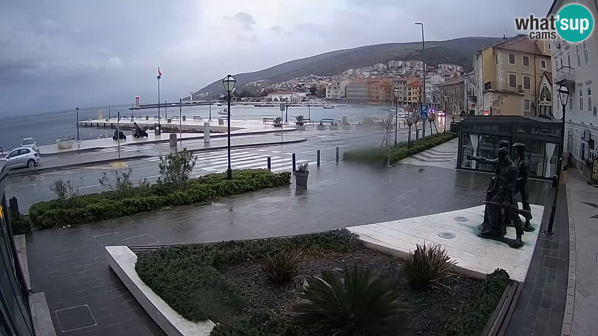 Live-Webcam Senj Riva – direkt am Meer – Kroatien