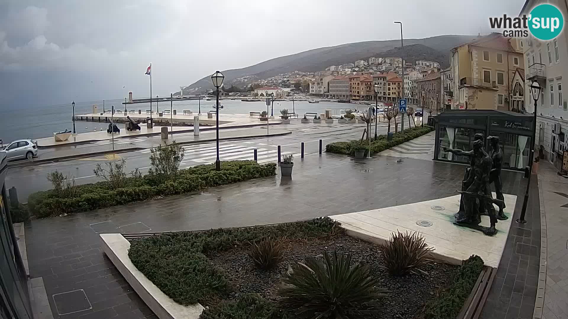 Live webcam Senj riva – seafront – Croatia