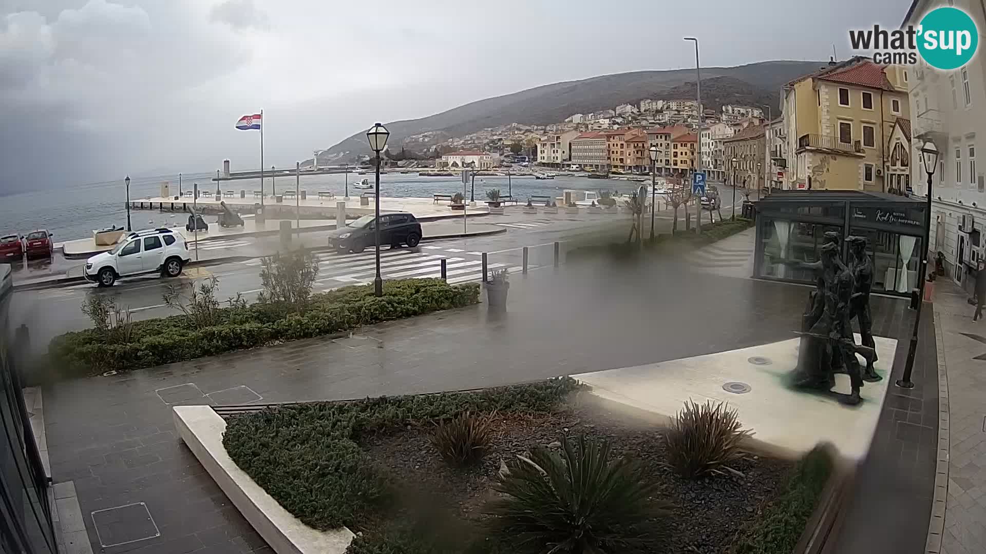 Spletna kamera v živo Senj riva – Hrvaška