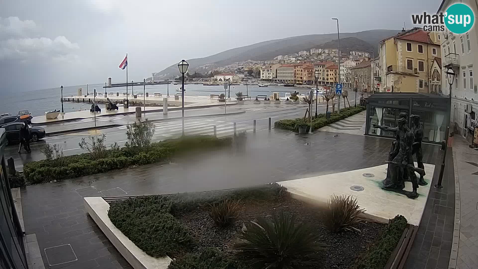 Spletna kamera v živo Senj riva – Hrvaška