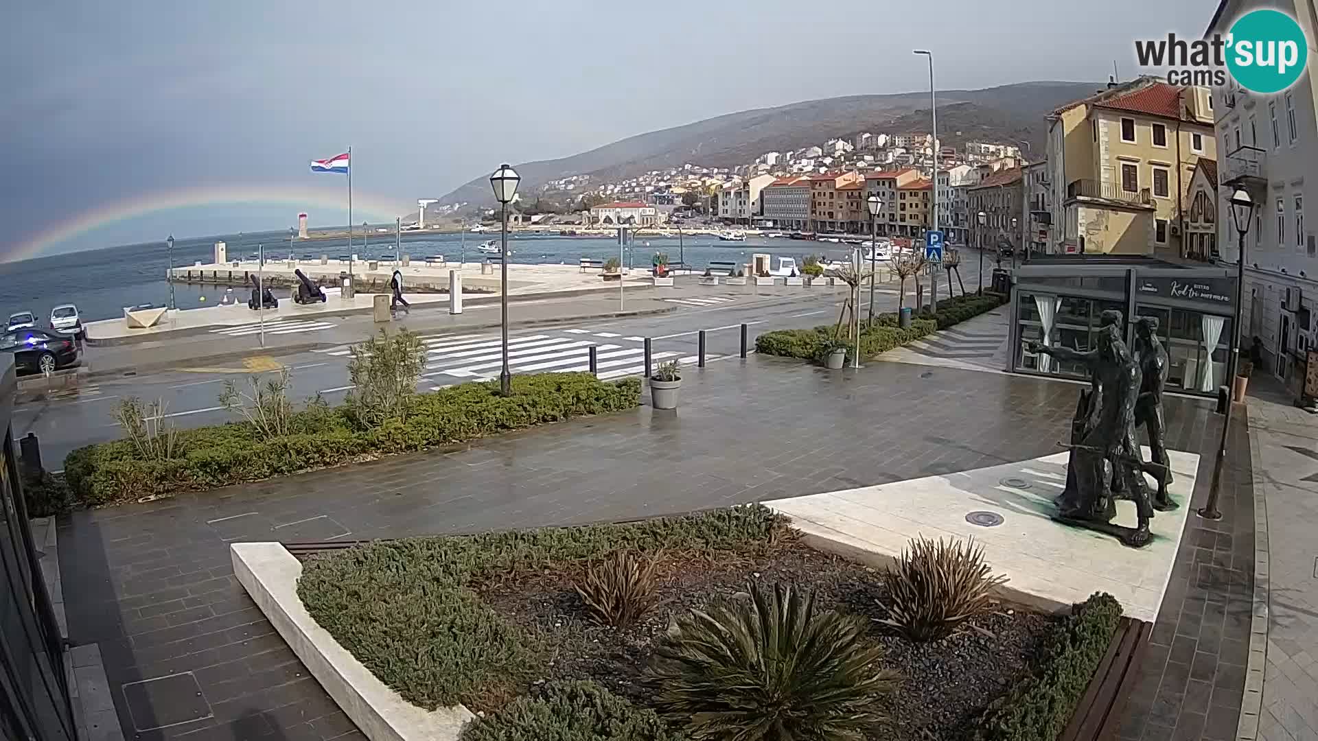 Live webcam Senj riva – seafront – Croatia