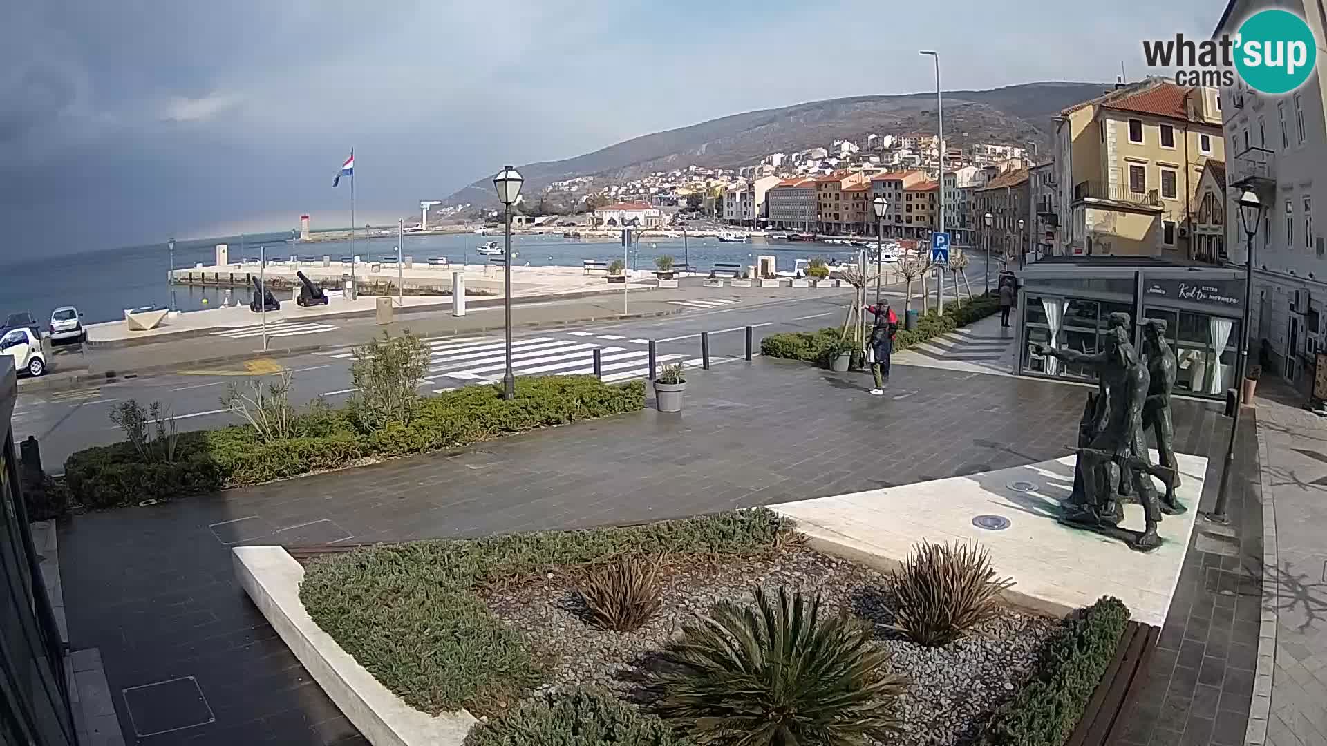 Live-Webcam Senj Riva – direkt am Meer – Kroatien