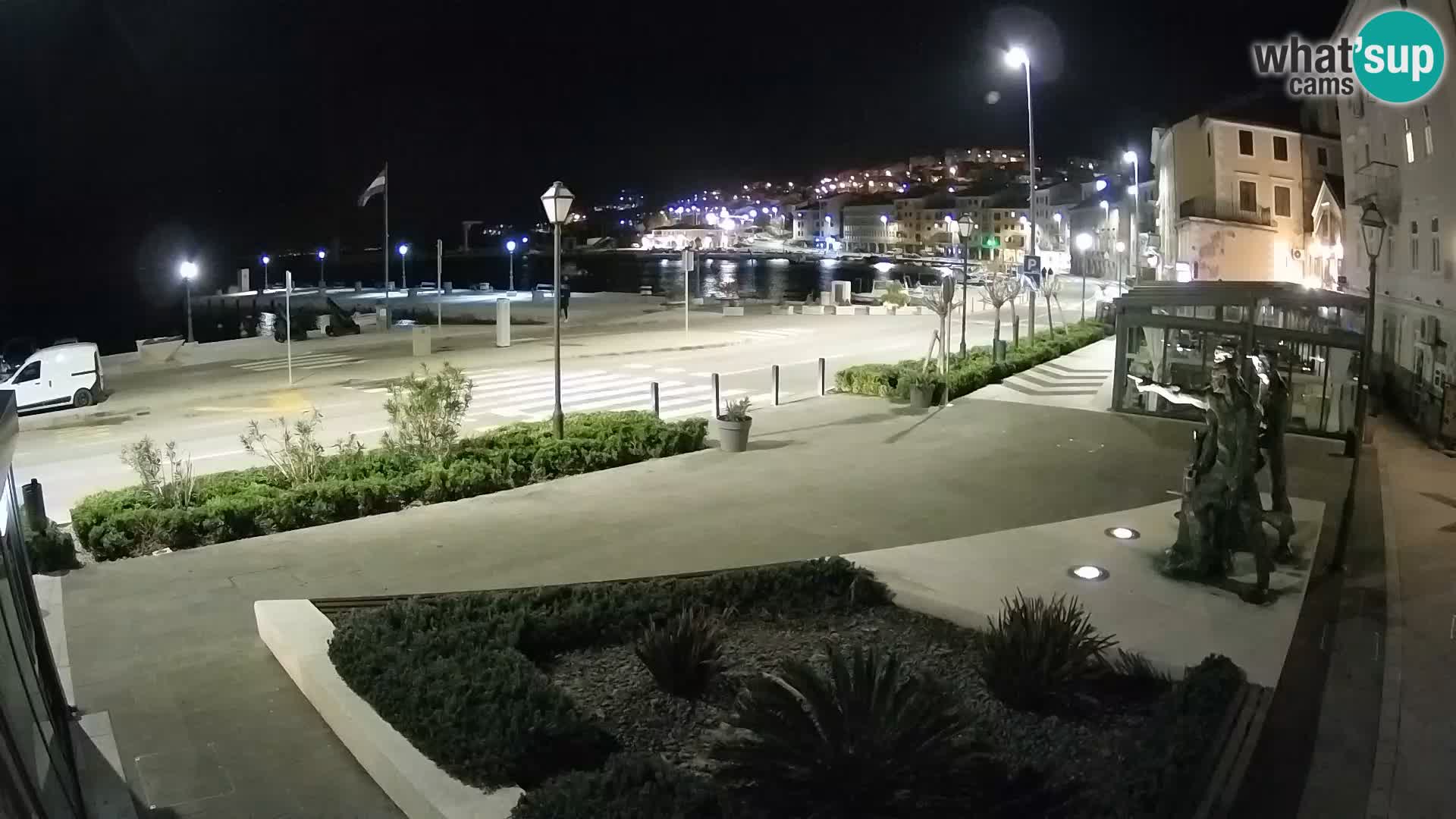 Spletna kamera v živo Senj riva – Hrvaška