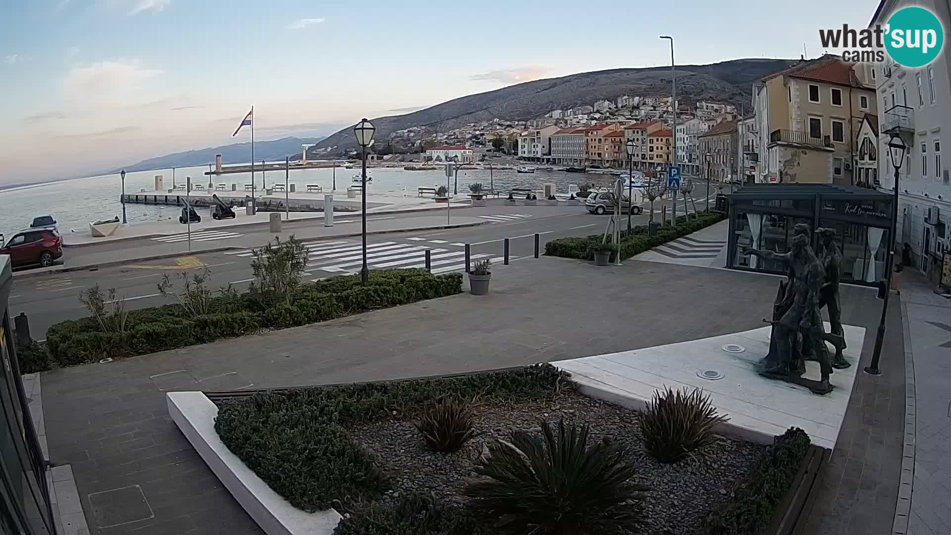 Live-Webcam Senj Riva – direkt am Meer – Kroatien