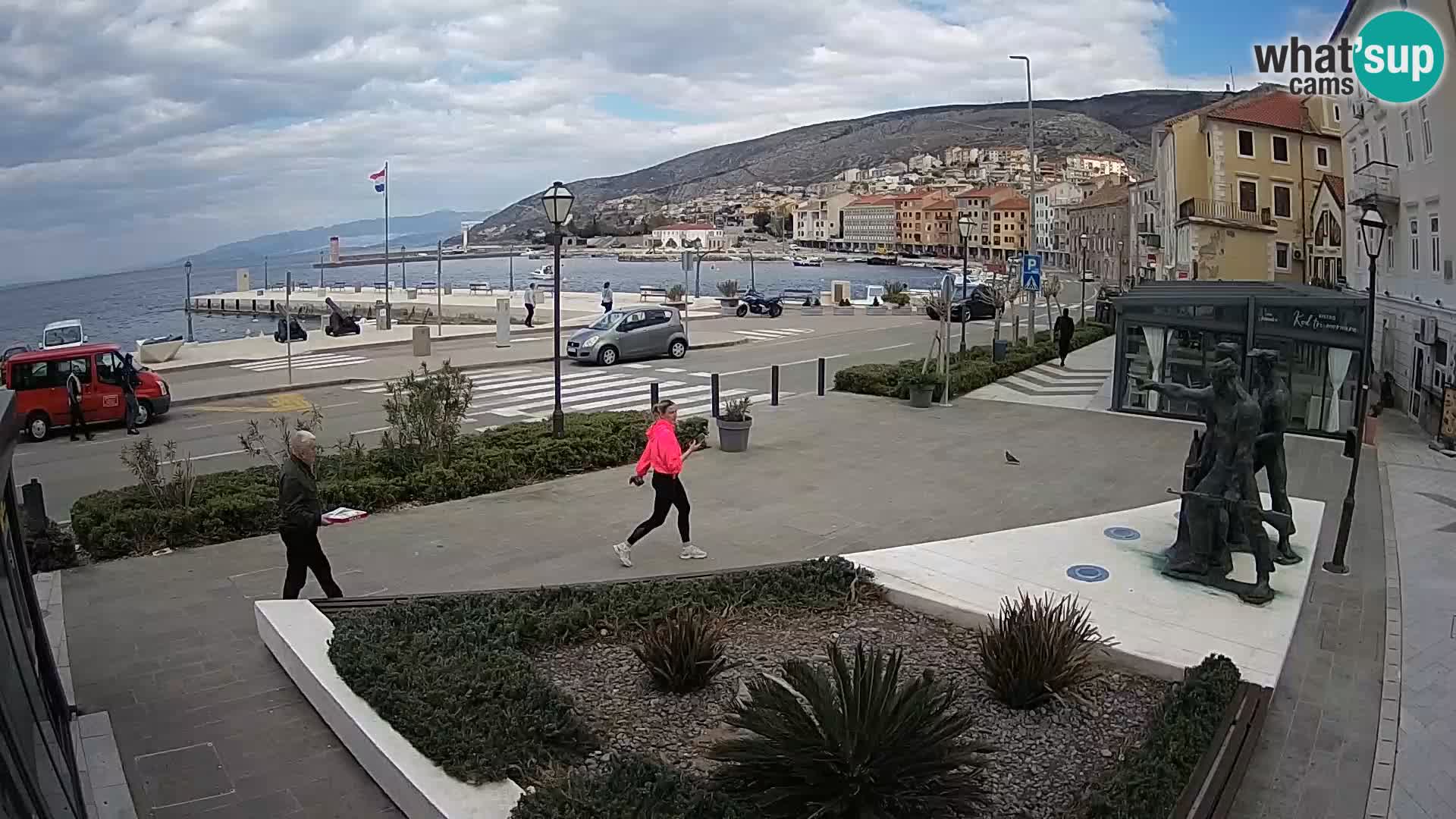 Live-Webcam Senj Riva – direkt am Meer – Kroatien