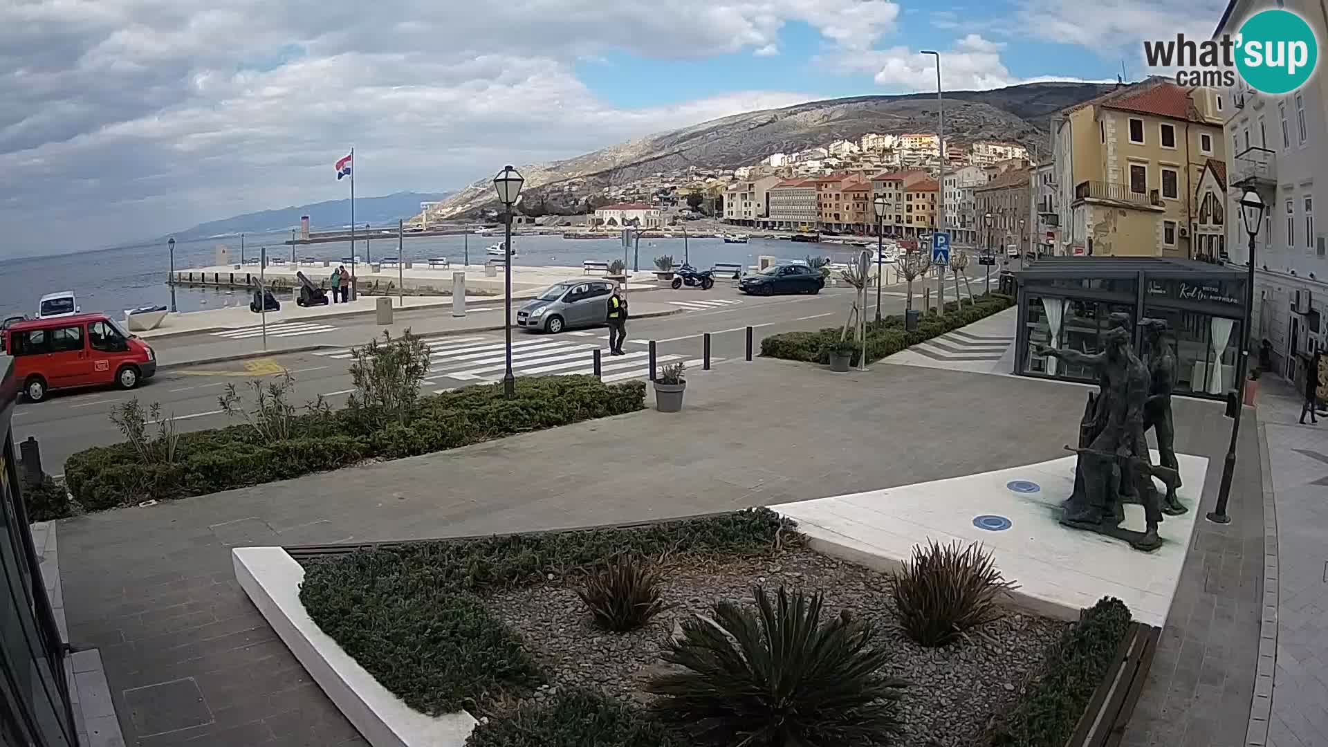 Live-Webcam Senj Riva – direkt am Meer – Kroatien