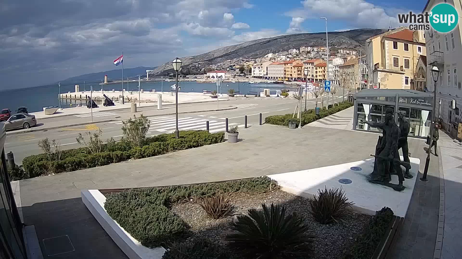 Webcam en vivo Senj riva – paseo marítimo