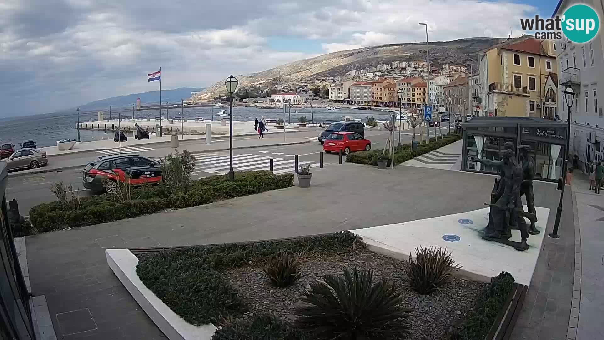 Live-Webcam Senj Riva – direkt am Meer – Kroatien