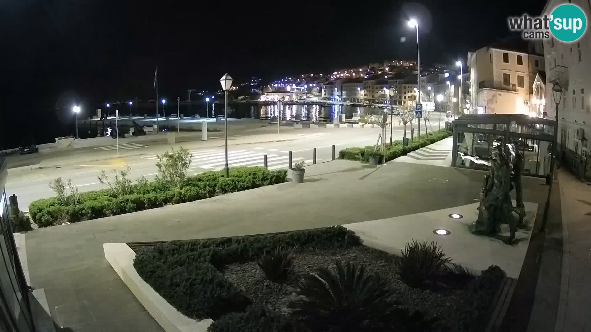 Live webcam Senj riva – seafront – Croatia