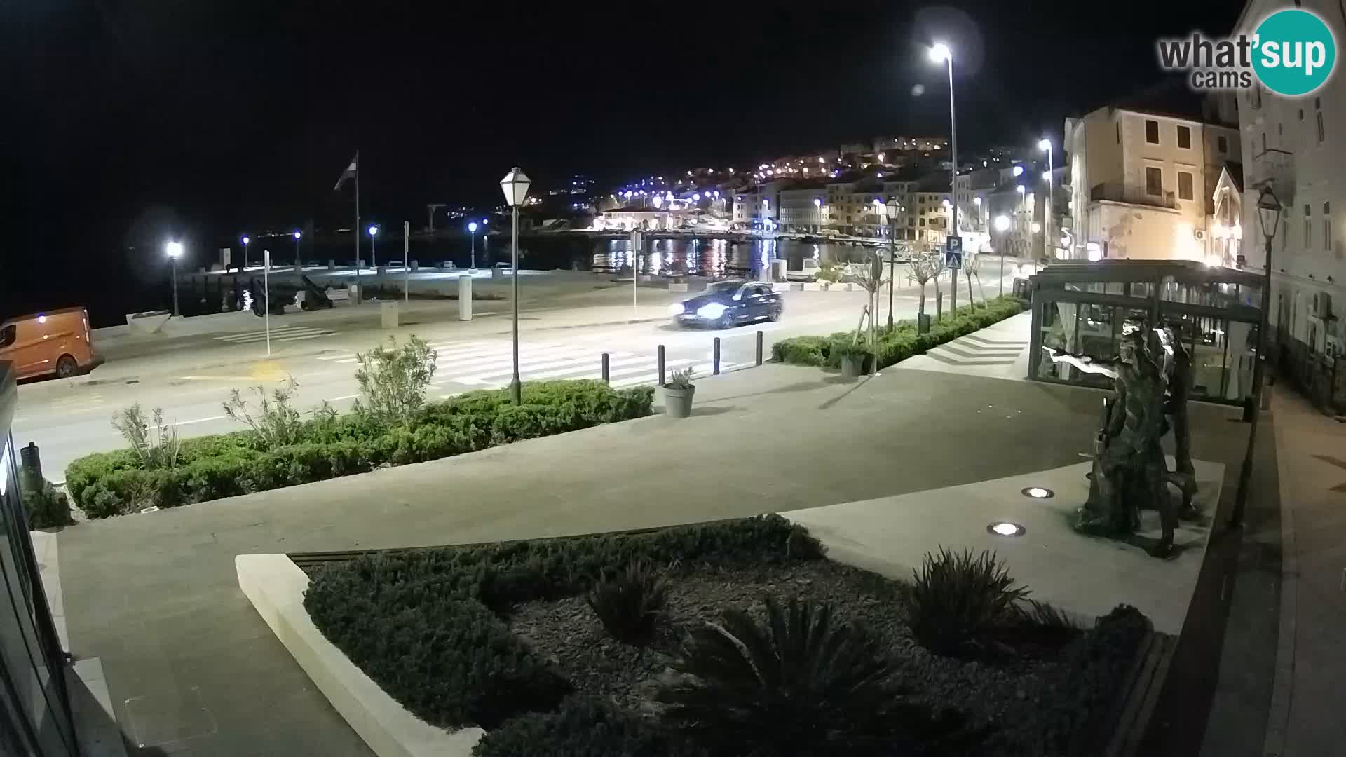 Live webcam Senj riva – fronte mare