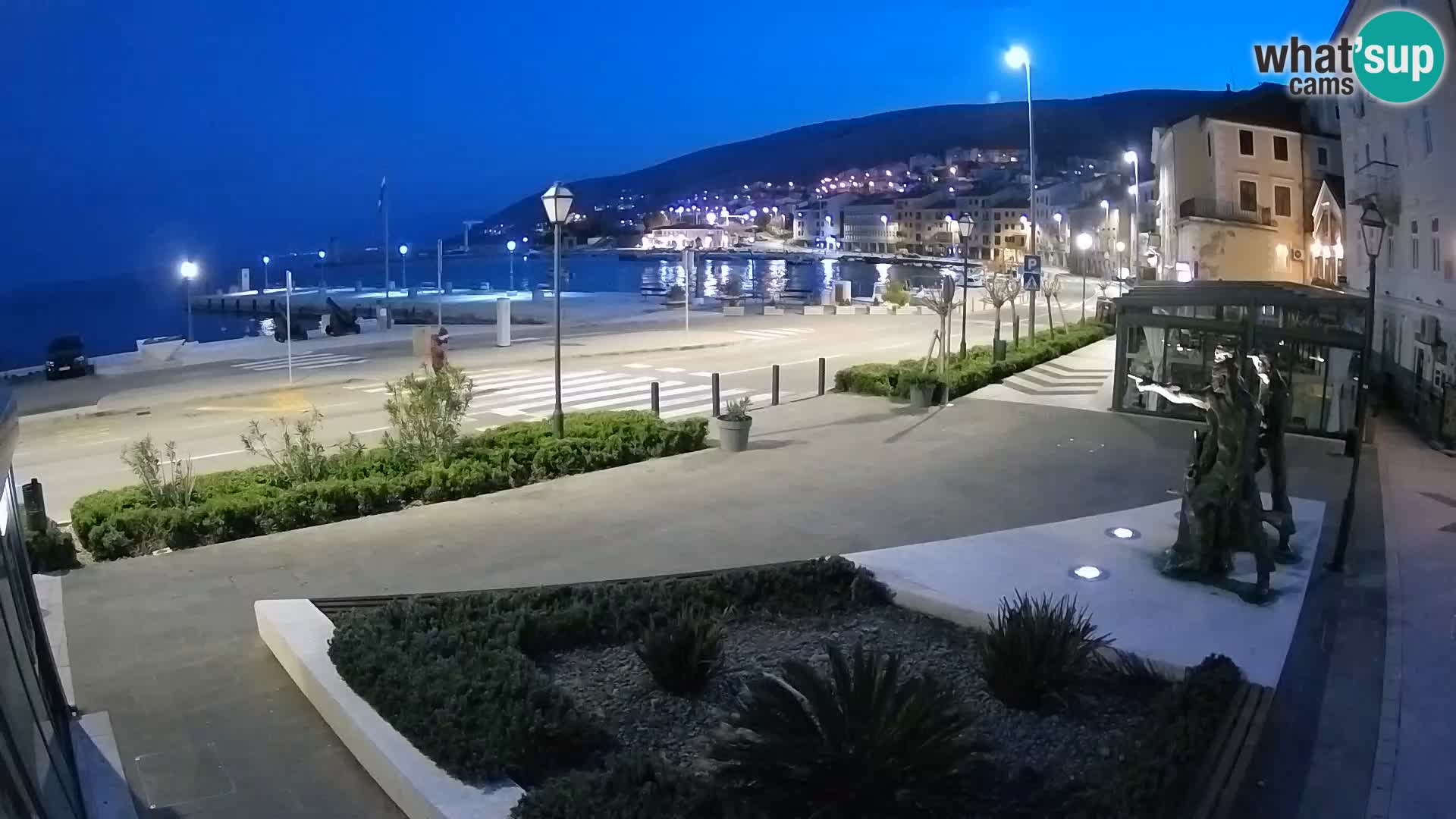 Live webcam Senj riva – seafront – Croatia