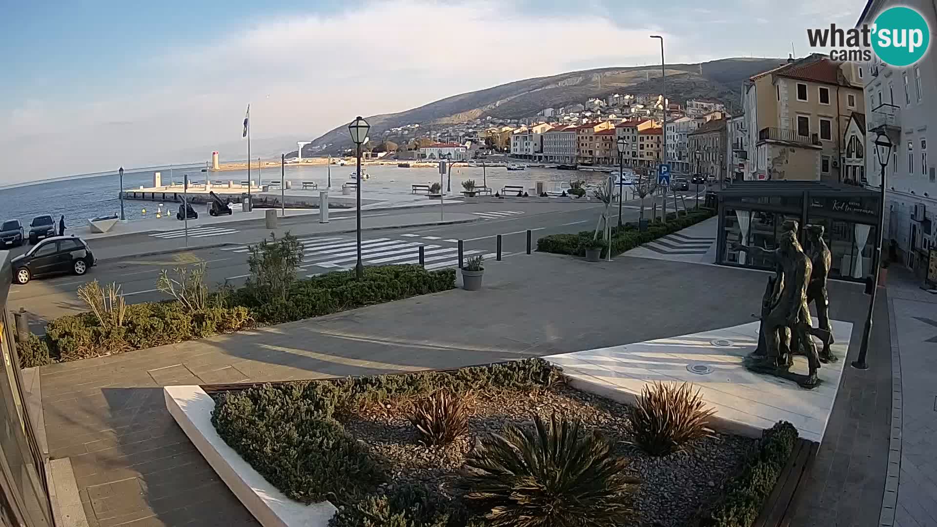 Live webcam Senj riva – seafront – Croatia