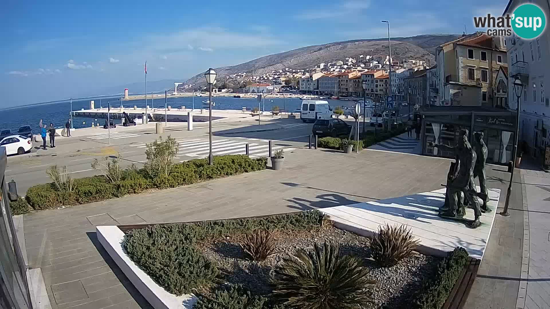 Live webcam Senj riva – fronte mare