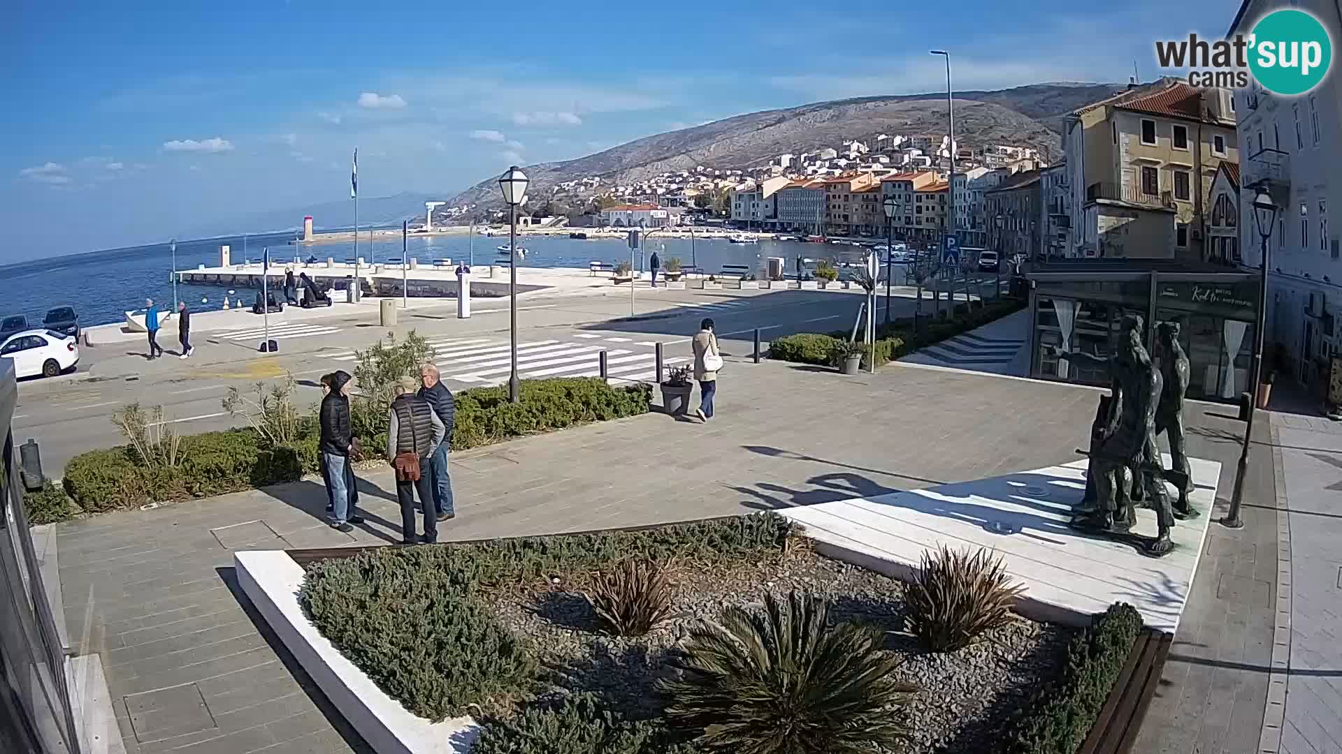 Live webcam Senj riva – seafront – Croatia