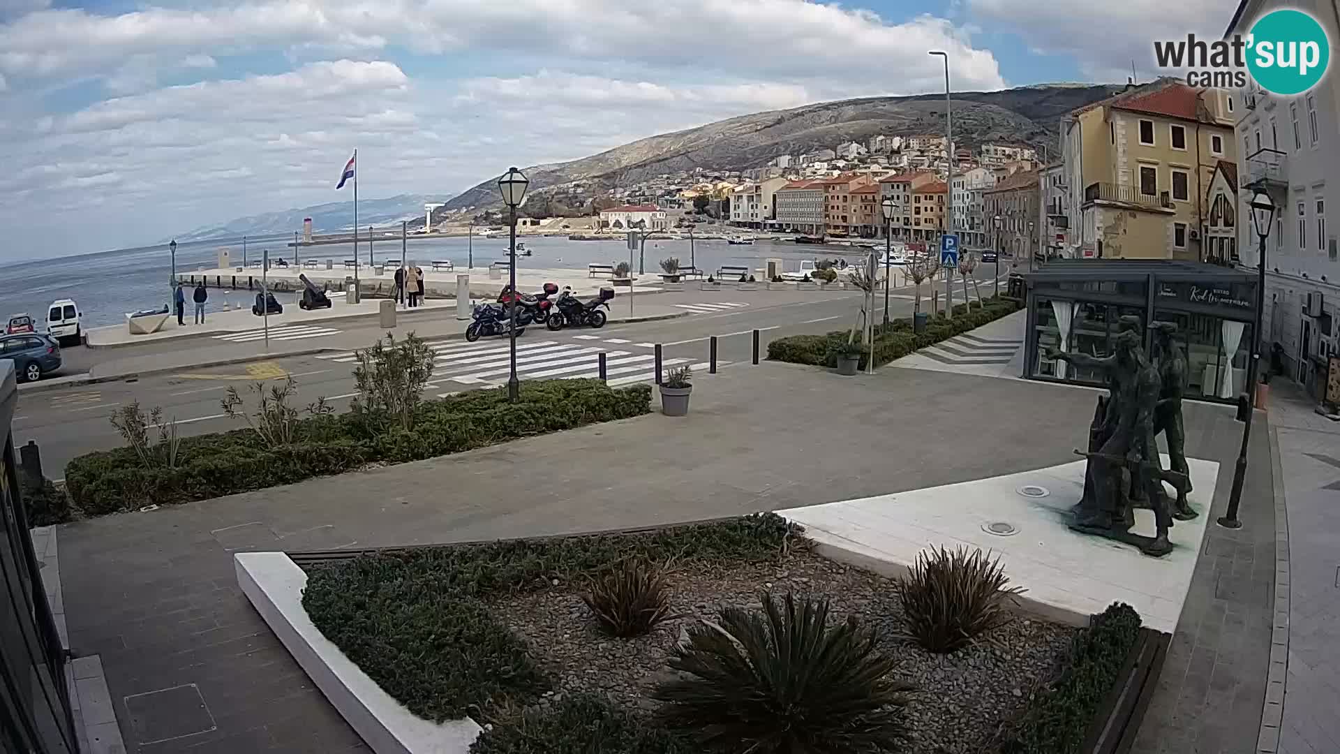 Live webcam Senj riva – seafront – Croatia