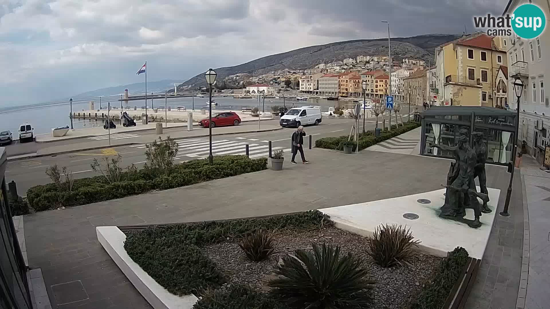 Live webcam Senj riva – seafront – Croatia