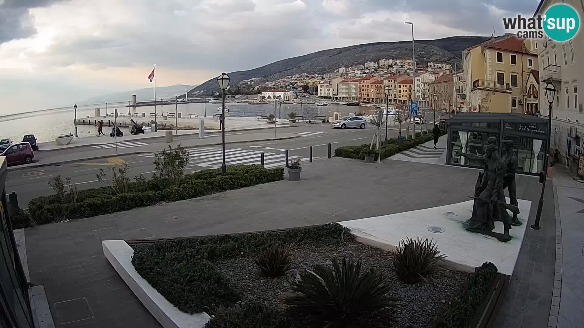 Live-Webcam Senj Riva – direkt am Meer – Kroatien