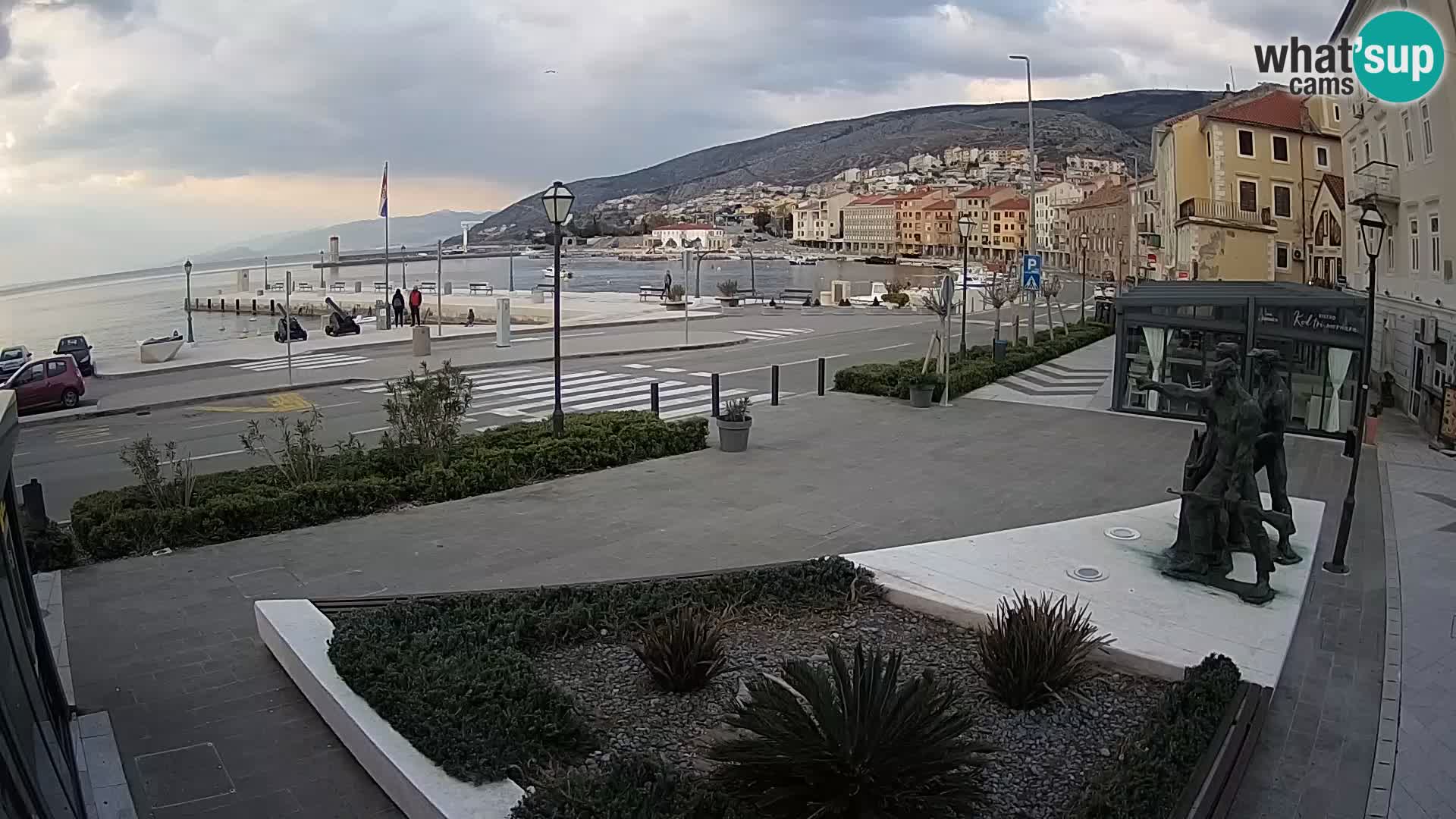 Webcam en vivo Senj riva – paseo marítimo