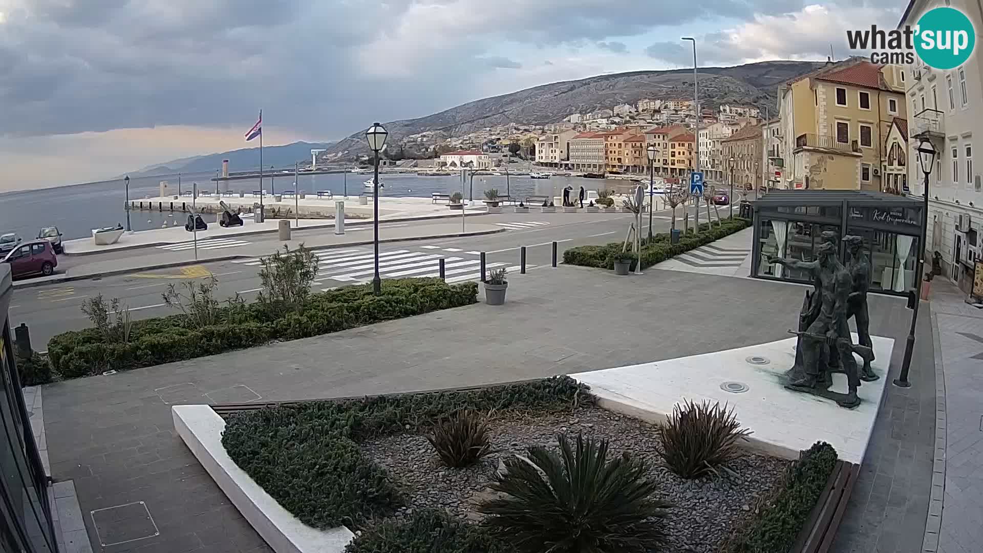 Spletna kamera v živo Senj riva – Hrvaška