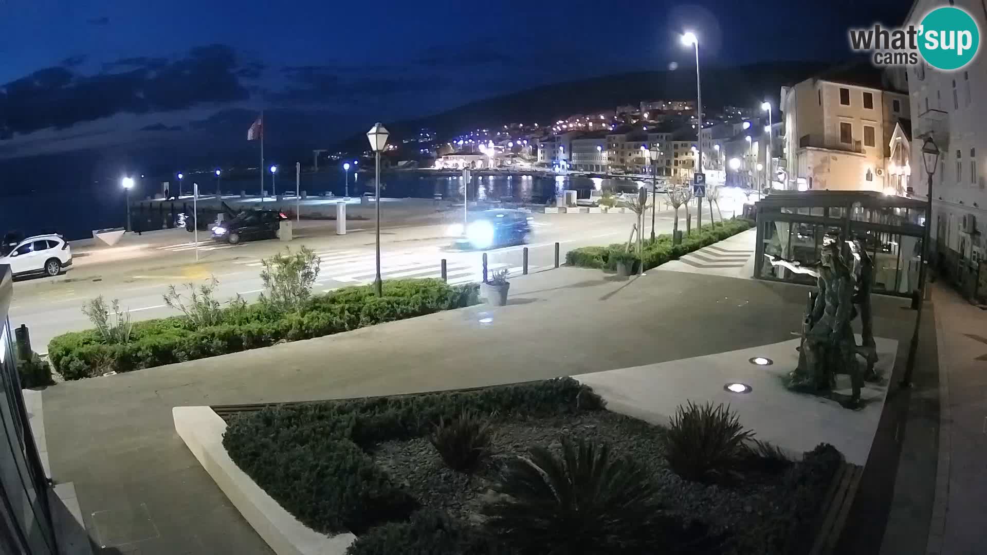 Live-Webcam Senj Riva – direkt am Meer – Kroatien