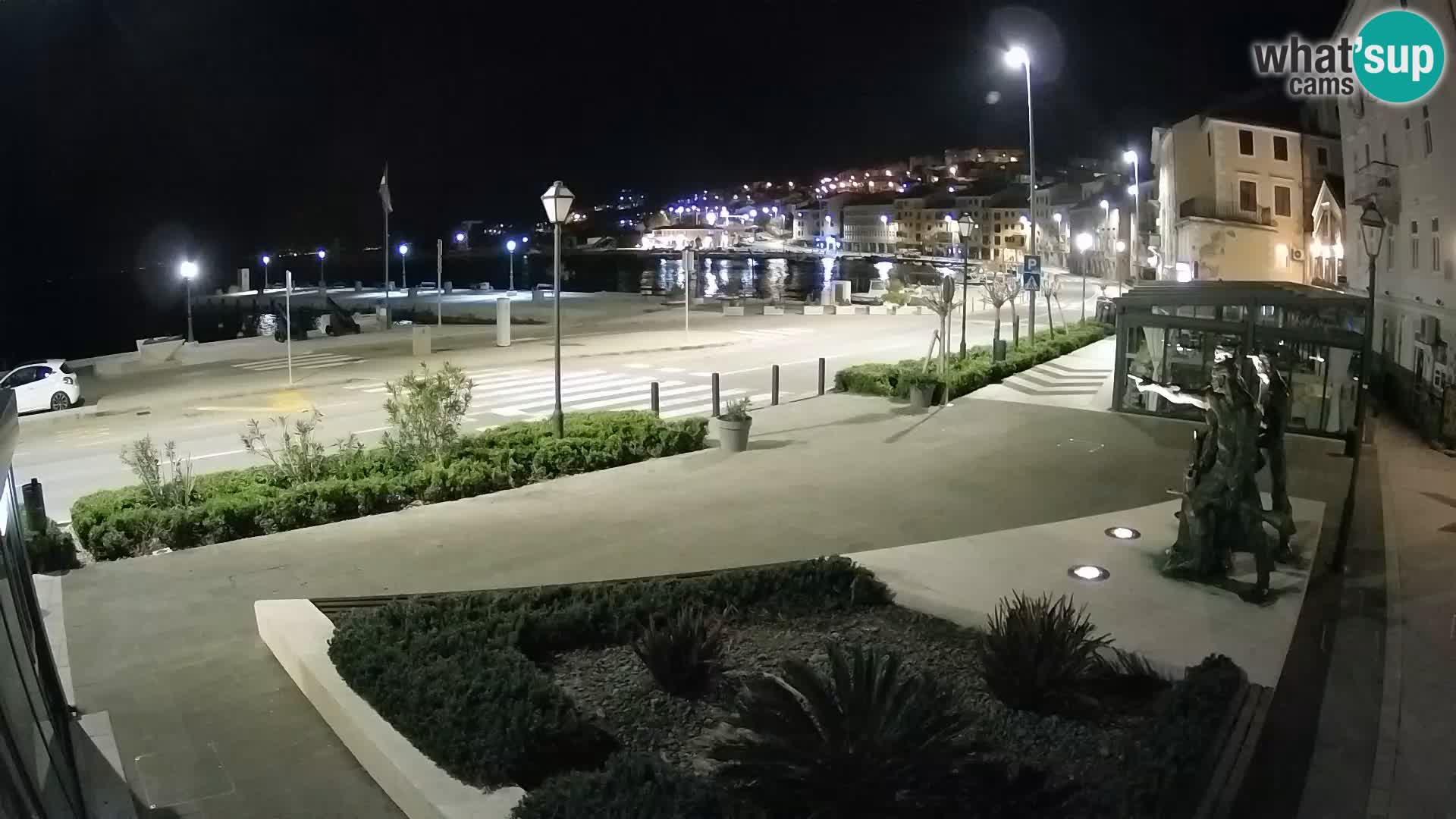 Live webcam Senj riva – seafront – Croatia