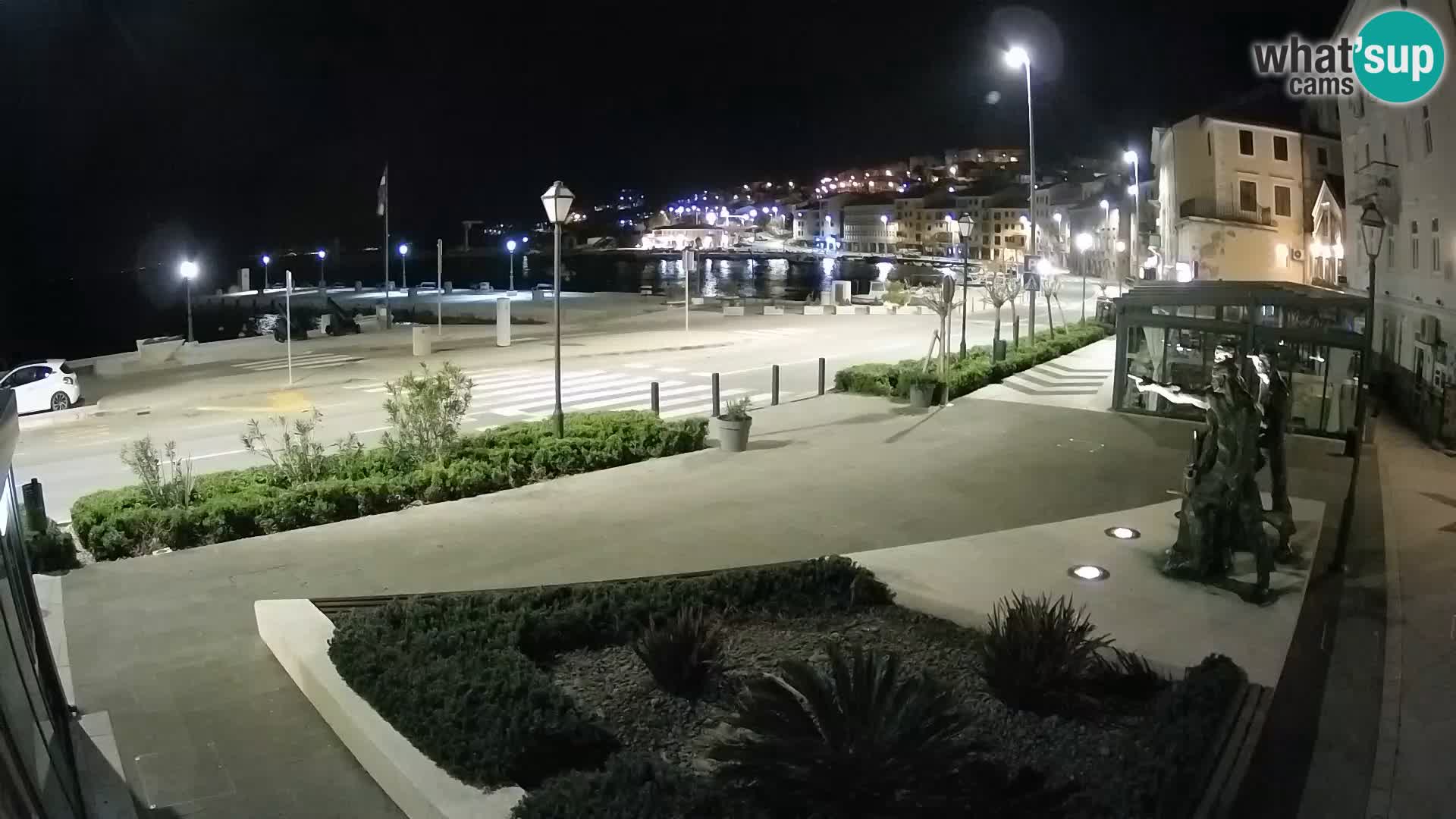 Spletna kamera v živo Senj riva – Hrvaška