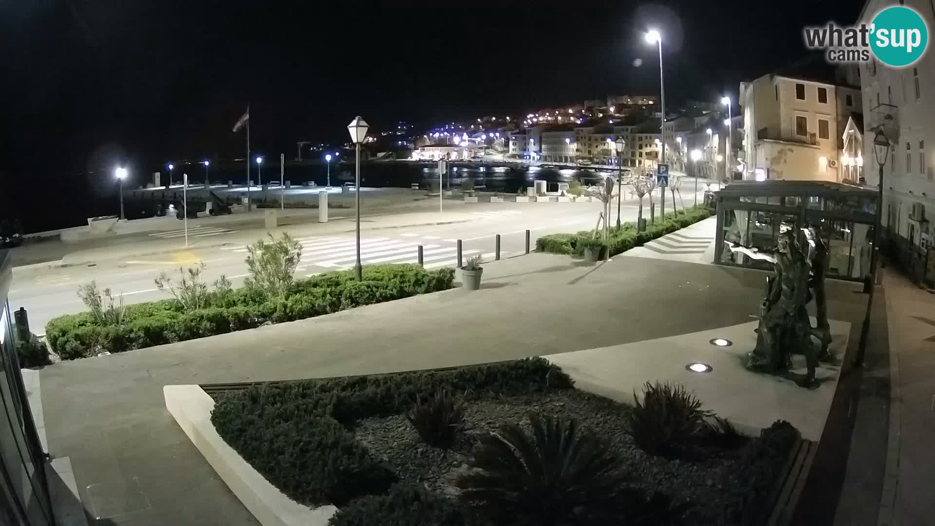 Live webcam Senj riva – fronte mare