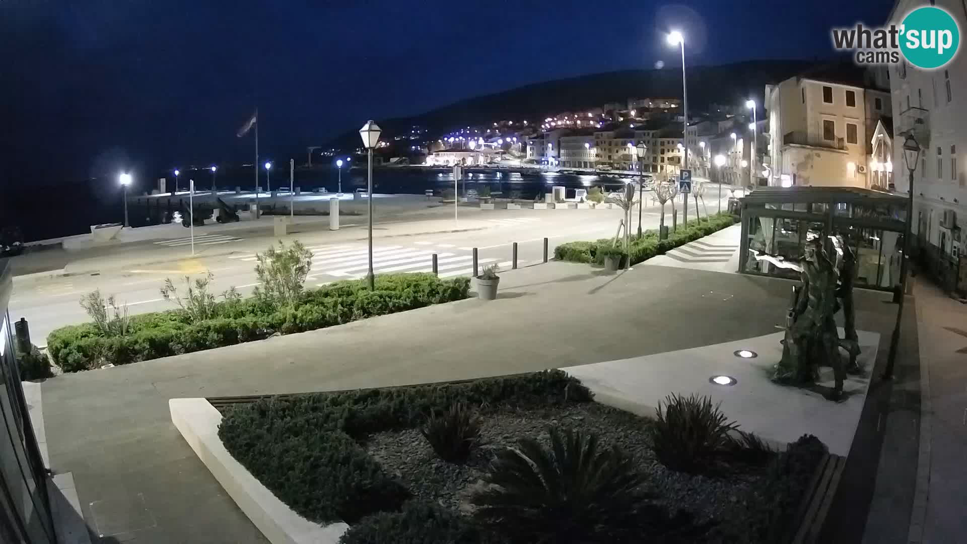 Live webcam Senj riva – seafront – Croatia
