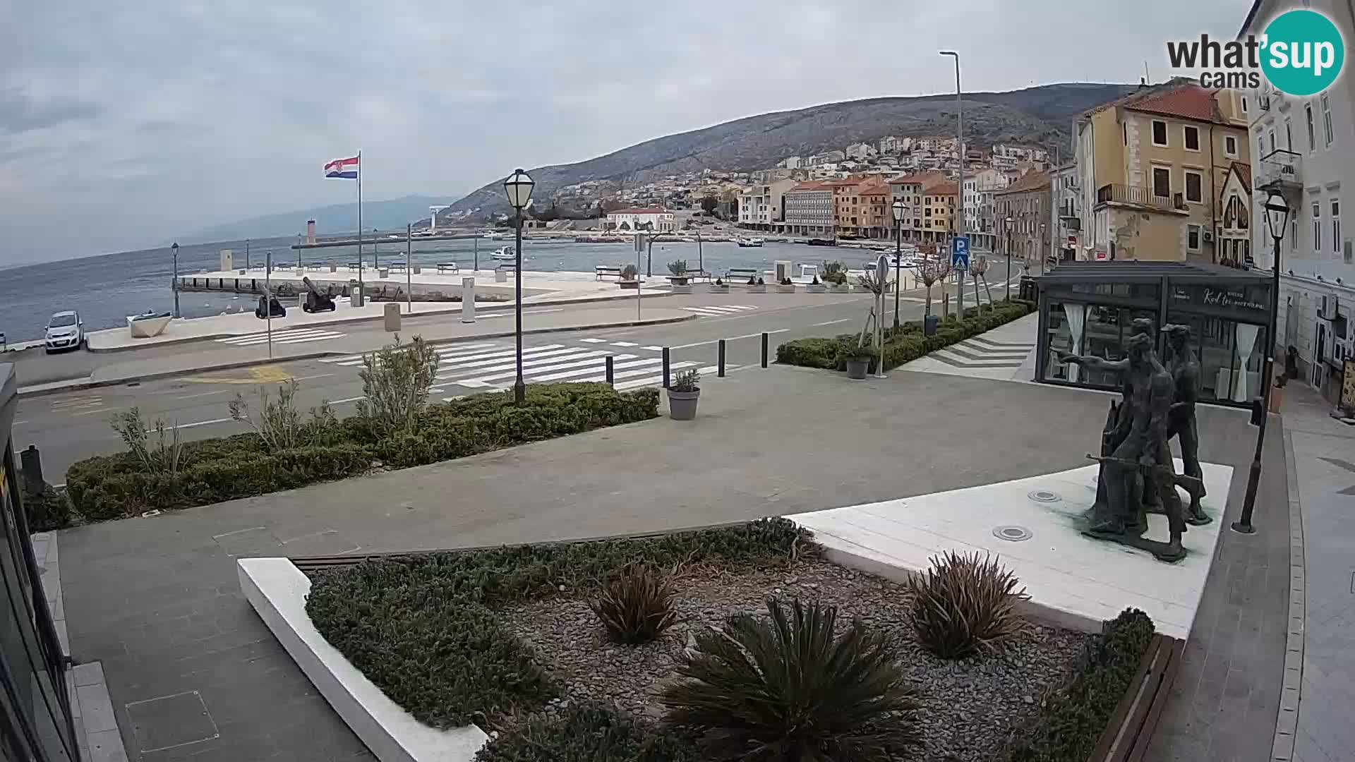 Live webcam Senj riva – fronte mare