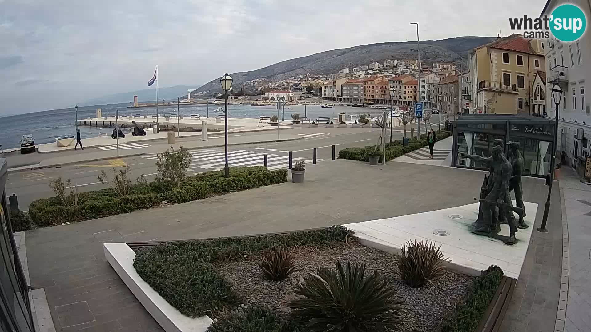 Webcam en vivo Senj riva – paseo marítimo