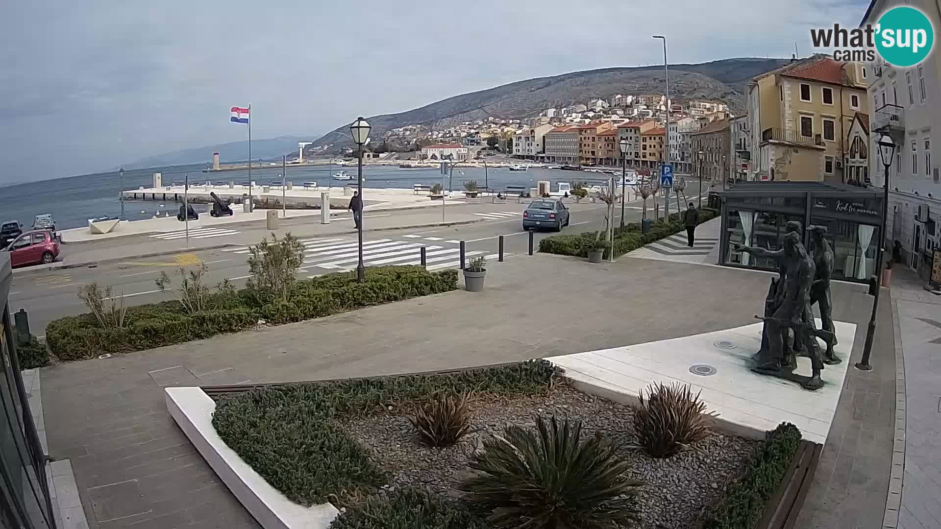 Webcam en vivo Senj riva – paseo marítimo