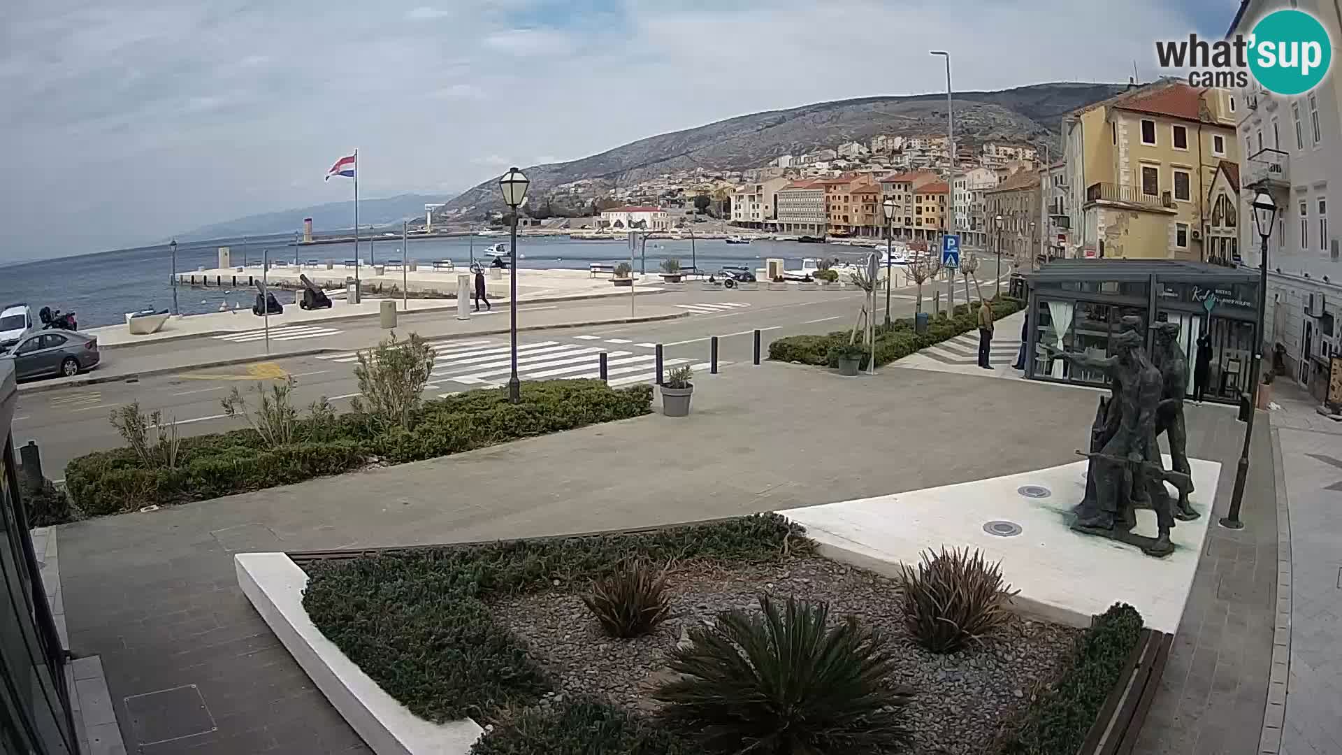 Live webcam Senj riva – seafront – Croatia