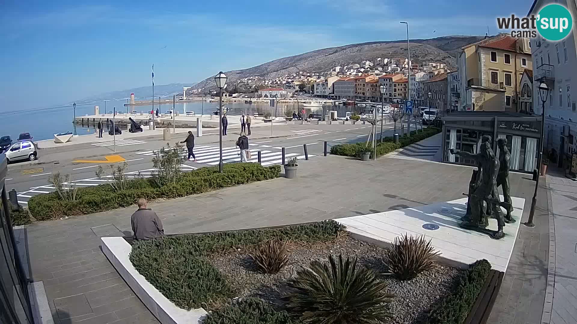 Live webcam Senj riva – seafront – Croatia