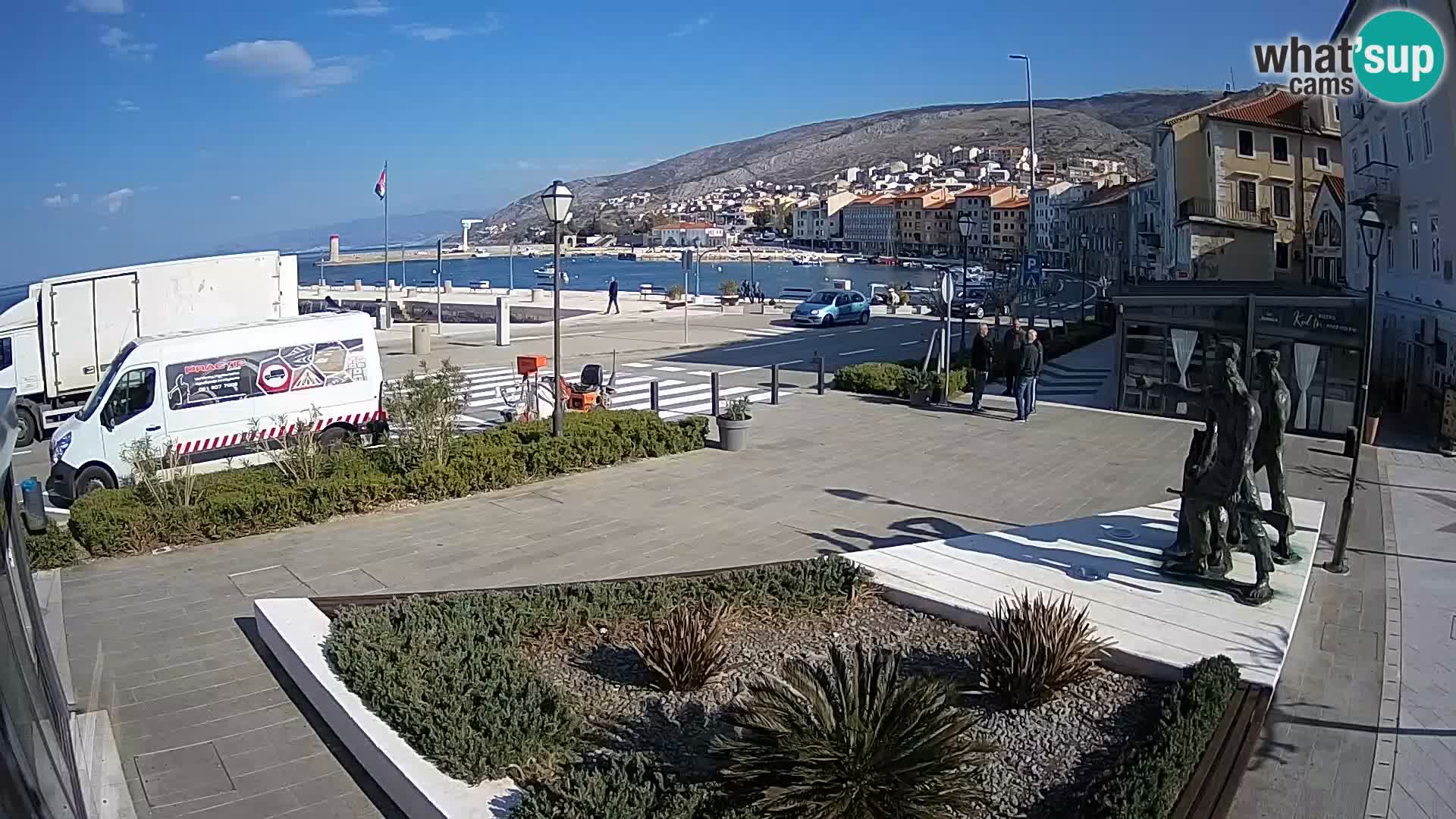 Live webcam Senj riva – seafront – Croatia