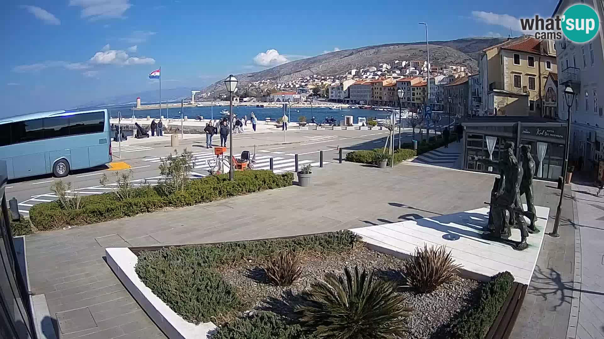 Spletna kamera v živo Senj riva – Hrvaška