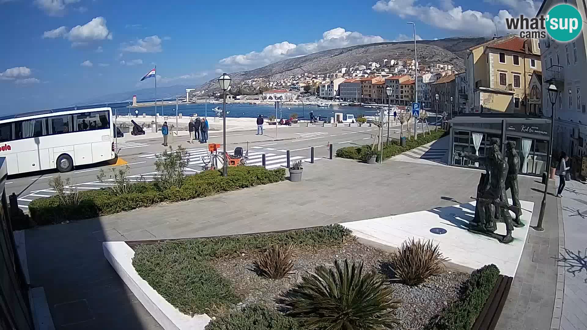 Live webcam Senj riva – fronte mare