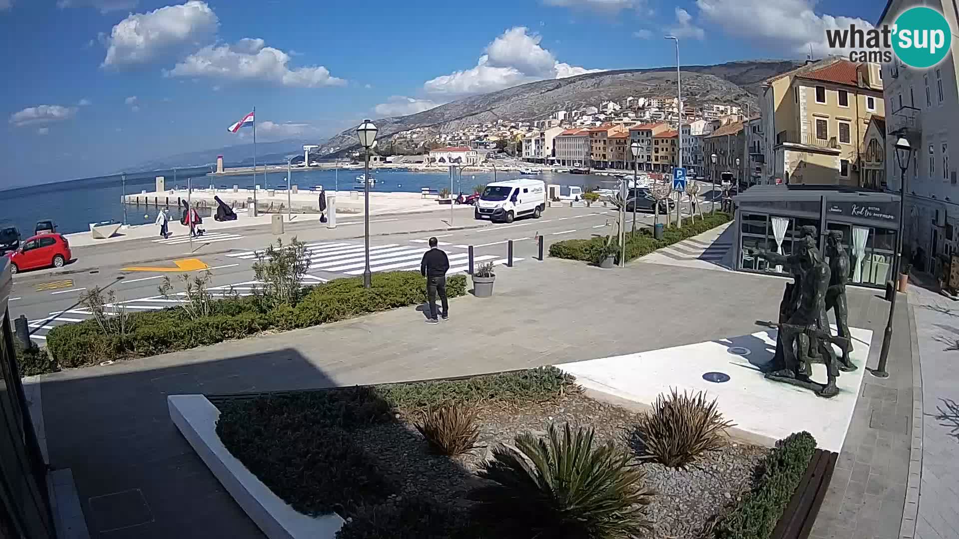 Live webcam Senj riva – seafront – Croatia