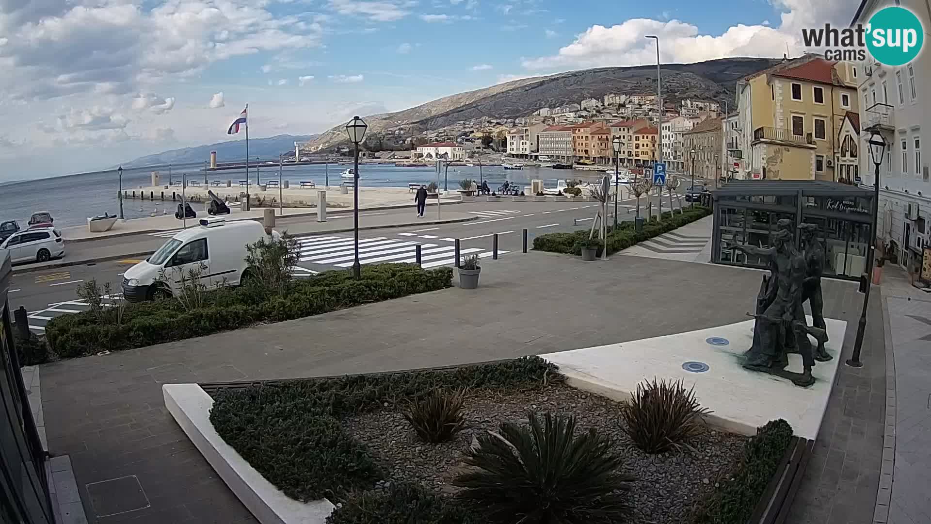 Webcam en vivo Senj riva – paseo marítimo